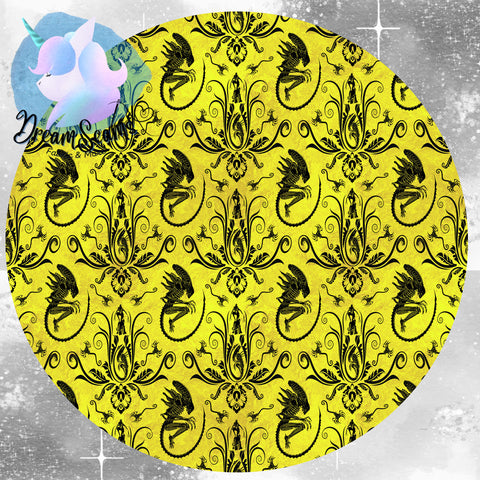 *PRE-ORDER* Damask Collection - Alien - Yellow