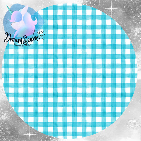 *PRE-ORDER* Spring Special Coord - Small Scale Aqua Gingham