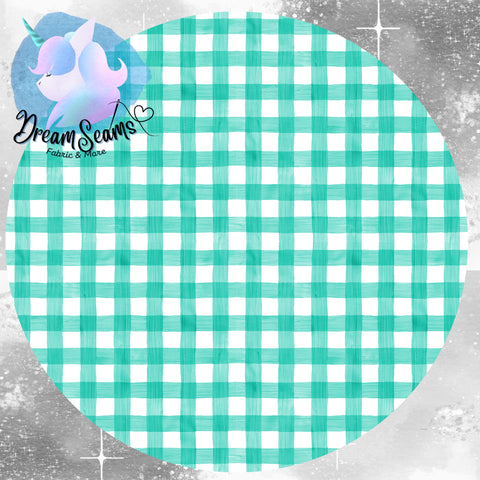 *PRE-ORDER* Spring Special Coord - Small Scale Turquoise Gingham