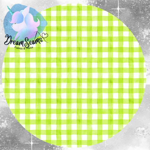 *PRE-ORDER* Spring Special Coord - Small Scale Lime Gingham