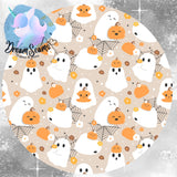 *PRE-ORDER* Cozy & Retro Vibes - Pumpkin Ghost Cuties (Beige)