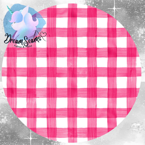 *PRE-ORDER* Spring Special Coord - Hot Pink Gingham