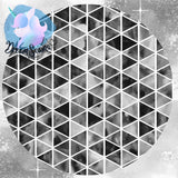 *PRE-ORDER* Signature Coords: Black Watercolor Triangles