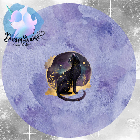 *PRE-ORDER* Dreamscapes - Purple Cat Panel (Adult Size Panels)