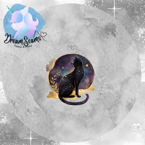 *PRE-ORDER* Dreamscapes - Gray Cat Panel (Adult Size Panels)