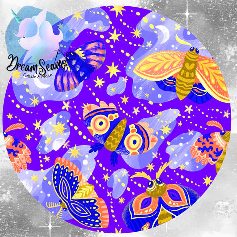 *PRE-ORDER* Playful Prints - Mystical Moths (Purple)