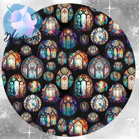 *PRE-ORDER* Dreamscapes - Stained Glass - Black - Small Scale