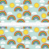 *PRE-ORDER* Playful Prints - Sunshine & Rainbows (Blue)