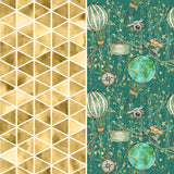 *PRE-ORDER* Desert Blooms Coords - Gold Watercolor Triangles