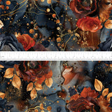 *PRE-ORDER* Books & Blooms - Navy & Orange Floral