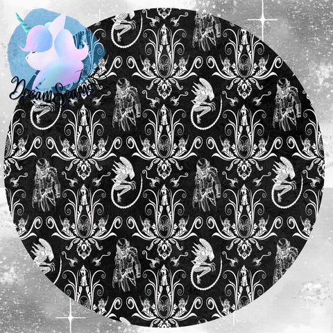 *PRE-ORDER* Final Run - AVP Damask (B&W)