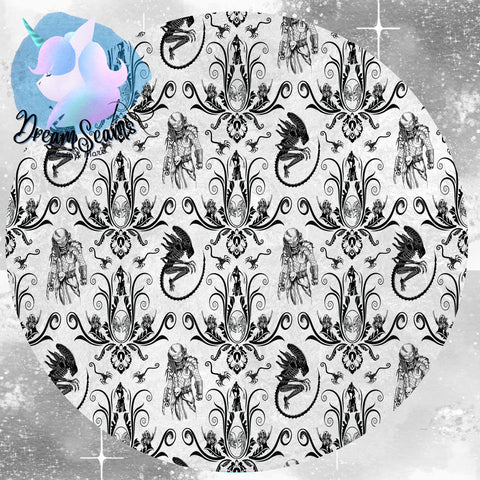 *PRE-ORDER* Final Run - AVP Damask (White)