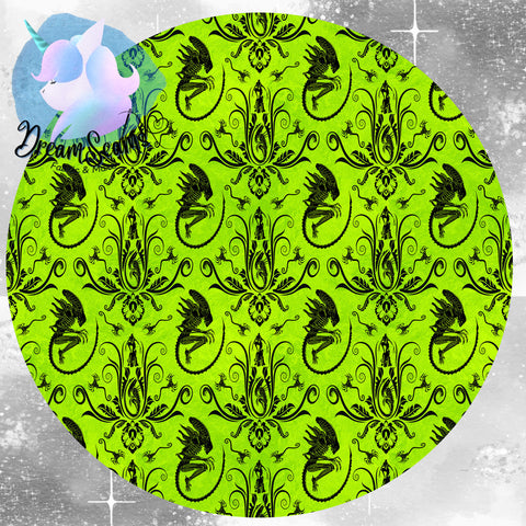 *PRE-ORDER* Final Run - Alien Damask (Lime)