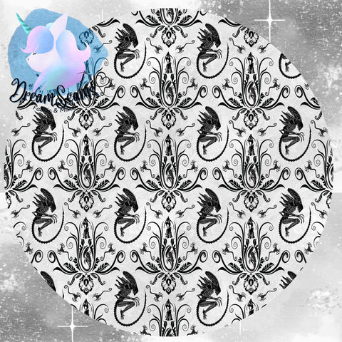 *PRE-ORDER* Final Run - Alien Damask (White)