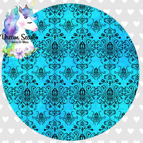 *PRE-ORDER* Final Run - Dark One Damask (Aqua)