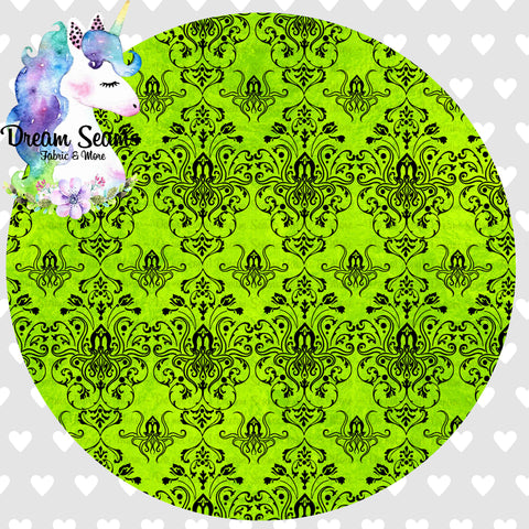 *PRE-ORDER* Final Run - Dark One Damask (Lime)