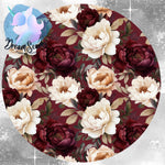 *PRE-ORDER* Books & Blooms - Burgandy Floral