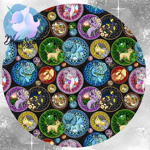 *PRE-ORDER* Final Run - Pokeglass Eevelutions (Black)Small Scale