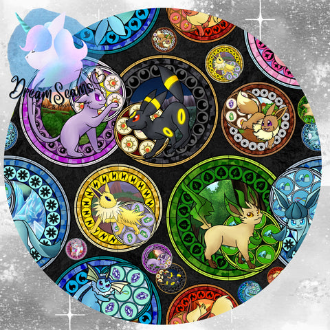 *PRE-ORDER* Final Run - Pokeglass Eevelutions (Black) Reg. Scale