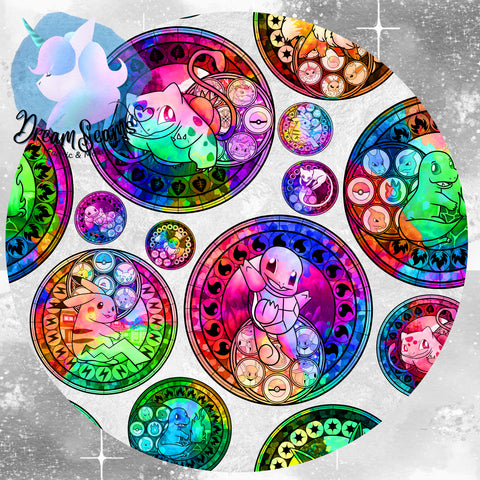 *PRE-ORDER* Final Run - Pokeglass Gen1 (Rainbow) Reg Scale