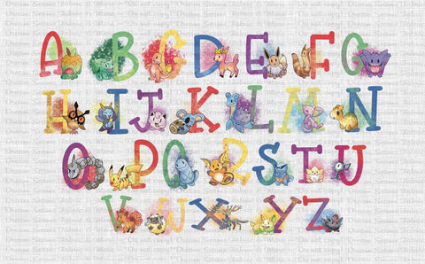 *PRE-ORDER* Final Run - Poke ABC (1 yard size Panel)