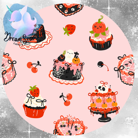 *PRE-ORDER* Cozy & Retro Vibes - Spooky Cakes (Pink)