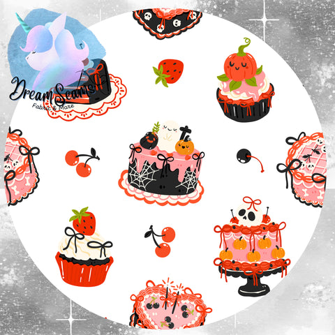 *PRE-ORDER* Cozy & Retro Vibes - Spooky Cakes (White)