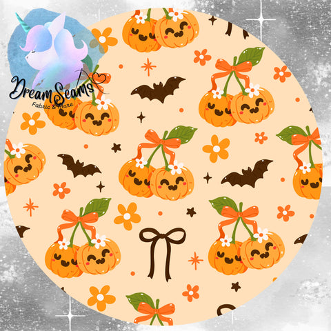*PRE-ORDER* Cozy & Retro Vibes - Pumpkin "Cherries" (Orange)
