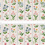 *PRE-ORDER* Spring Whimsy - Watercolor Floral Stripe