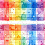 *PRE-ORDER* Spring Whimsy - Watercolor Rainbow Gingham