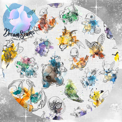 *PRE-ORDER* Final Run - Watercolor Monsters Reg. Scale