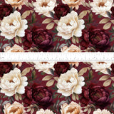 *PRE-ORDER* Books & Blooms - Burgandy Floral