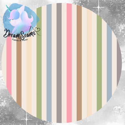 *PRE-ORDER* Cozy & Retro Vibes - Lil Monsters Pastel Stripe Coord