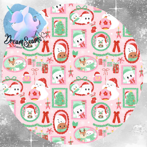 *PRE-ORDER* Cozy & Retro Vibes - Holiday Ghost Frames (Pink)