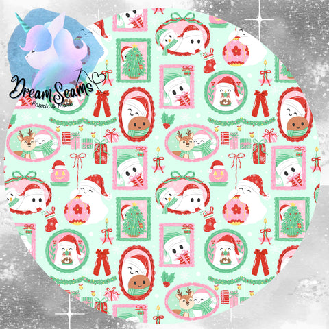 *PRE-ORDER* Cozy & Retro Vibes - Holiday Ghost Frames (Green)