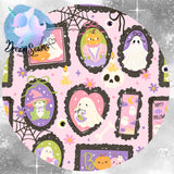 *PRE-ORDER* Cozy & Retro Vibes - Framed Halloween Cuties (Pink)