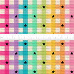 *PRE-ORDER* Cozy & Retro Vibes - Rainbow Star Plaid