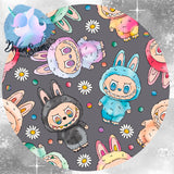 *PRE-ORDER* Cozy & Retro Vibes - Lil Monsters Brights Gray Toss