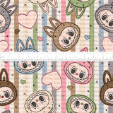 *PRE-ORDER* Cozy & Retro Vibes - Lil Monsters Pastel Stripe