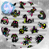 *PRE-ORDER* Halloween '26 - Neon Cryptids (Striped)