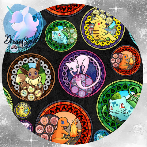 *PRE-ORDER* Final Run - Pokeglass Gen1 (Black) Reg Scale