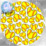*PRE-ORDER* Back To School - Softball Hearts