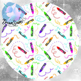 *PRE-ORDER* Back To School - Crayon Scribbles