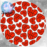 *PRE-ORDER* Back To School - Basketball Hearts