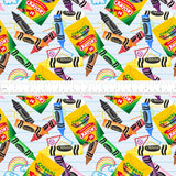 *PRE-ORDER* Back To School - Colorful Crayons