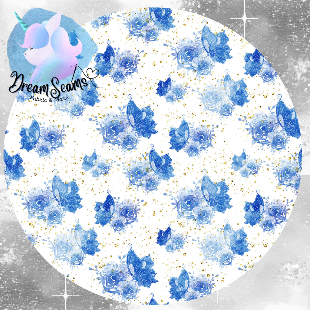 PRE-ORDER* Oasis - Small Butterfly Floral – Dream Seams Fabric & More