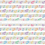 *PRE-ORDER* Back To School - Colorful Music Notes